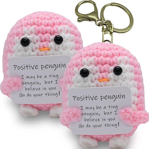 2pcs Positive Handmade Potato - Emotional Encouragement Support Crochet. Fun Birthday Gift for Girlfriends，Friends，Wife and Parents, Includes 1pcs Keychain in Saudi Arabia