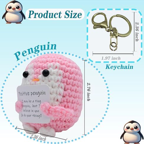 2pcs Positive Handmade Potato - Emotional Encouragement Support Crochet. Fun Birthday Gift for Girlfriends，Friends，Wife and Parents, Includes 1pcs Keychain in Saudi Arabia