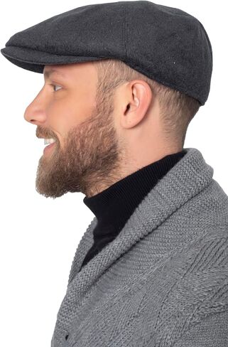 Flat Wool Men's Newsboy Cap in Saudi Arabia