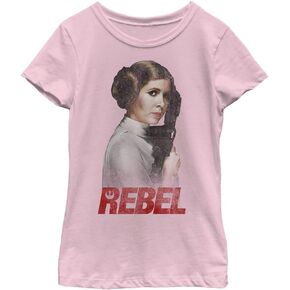 STAR WARS Leia Rebel Girls Short Sleeve Tee Shirt