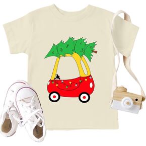 Toddler Christmas Shirt Boys Girls Christmas Tree Shirts Merry Christmas Tshirts Xmas Holiday Short Sleeve Tops