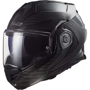 LS2 Helmets Advant X Carbon Modular Helmet (Matte Black - Large)
