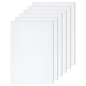 uxcell 6 Pack Acrylic Sheets 4x6 Inch, 0.04" Thick Clear Plastic Sheets Plastic Acrylic Board for Wall Crafts Photo Frames Display Projects Signs, Art Projects
