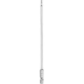 HARFINGTON Hex Head Wrench Drill Bit 3mm (H3) Metric 1/4" Hex Shank 80mm (3.2") Long Magnetic S2 Steel Screwdriver Bits Industrial Grade Hexagon Flat Tip Drill Bits for Screws