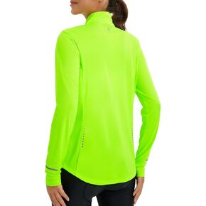BALEAF Women's Lightweight Cycling Jacket Full Zip Long Sleeve Athletic Shirts UPF 50+ Pockets Running