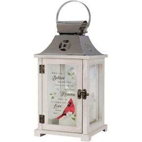 Carson 12718 Signs from Heaven, Cardinal Memorial Lantern, Multi