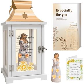 Daughter in Law Lantern Gift from Mother in Law to My Daughter in Law Figure Lantern Surprise Christmas, Mothers Day, Birthday Gift for Daughter in Law. Daughter in Law Gift