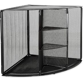 Rolodex Mesh Collection رف سطح المكتب باللون الأسود (62630)