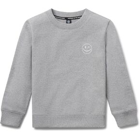 JOE BOXER Girls Sweatshirt Pullover, French Terry Crewneck Sweatshirt for Girls, Comfy Kids Sweatshirts