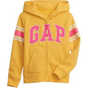 GAP Girls' Logo Full Zip Hoodie