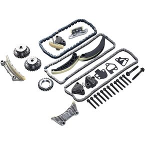 ENA Timing Chain Kit Compatible with Buick Chevrolet LaCrosse Regal Verano Captiva Sport Cobalt HHR Malibu Terrain G5 G6 Solstice Aura Ion Sky Vue 2003-2015 Replacement for 9-0753S L4 2.4 2.2 2.0L