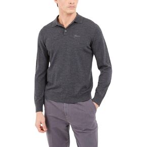 GUESS Men's Long Sleeve Wool Carter Sweater Polo