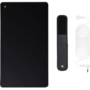 Grounding Mat,Conductive Grounding Pad, Universal Grounding Mat for Pain Relief,Earth Therapy for Foot Mat,Computer Mat, Sleep Mat,Grounding Mat Kit