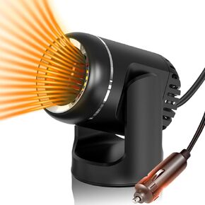 Car Heater, 150W 12V Air Conditioner for Car,Portable Car Heater for Vehicle 2 in 1 Heating Fan Defroster Demister Cooling Fans Automotive Replacement Heater for SUV,RVs
