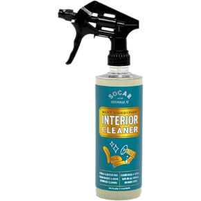 Socar Mint Condition Interior Car and Glass Cleaner, Professional Grade, Biosafe Formula is Perfect for Erasing Dirt, Dust, and Grime from All Hard Surfaces Inside Your Car, Home, or Office, 16 oz