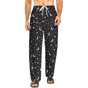 Valentine’s Monkey Heart Pink Men's Pajama Pants Lounge Pajama Bottoms Sleepwear