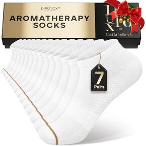 Ankle Cotton Socks for Men & Women,Aromatic Scent,No Show Arch Compression,Ideal for Running/Hiking/Gifts