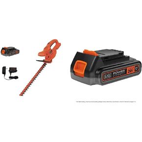 beyond by BLACK+DECKER 20V MAX Hedge Trimmer Kit, 18-Inch (LHT218D1AEV) , Orange