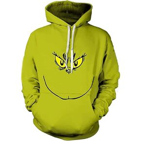 Unisex Christmas Adult Hoodie 3D Print Pullover Hoodie Novelty Sweatshirt Halloween