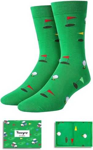 HAPPYPOP Funny Gifts For Men Women - Fishing Golf Lawyer Republican Optometry Gifts, Fishing Golfing Socks in Saudi Arabia