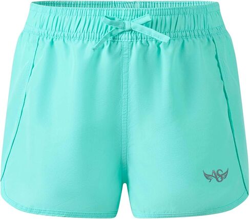 شورت رياضي للفتيات من Angel Season بعامل حماية من الأشعة فوق البنفسجية 50+، سريع الجفاف للمراهقين، شورت كرة السلة للأطفال، مقاس 7-14 سنة in Kuwait