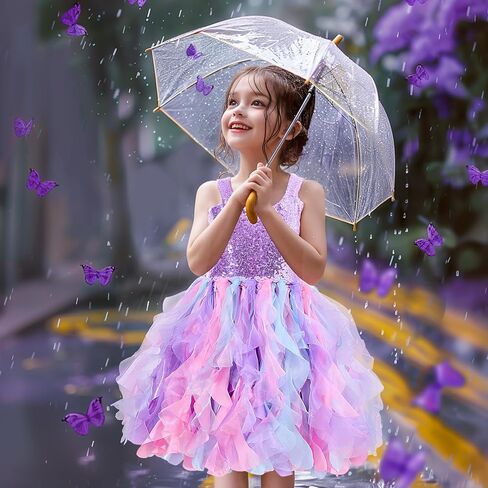 Sparkly Dress for Girls Sequin Tutu Dress Girl Tulle Princess Prom Dress Birthday Party Outift Toddler Girl Formal Dress in Saudi Arabia