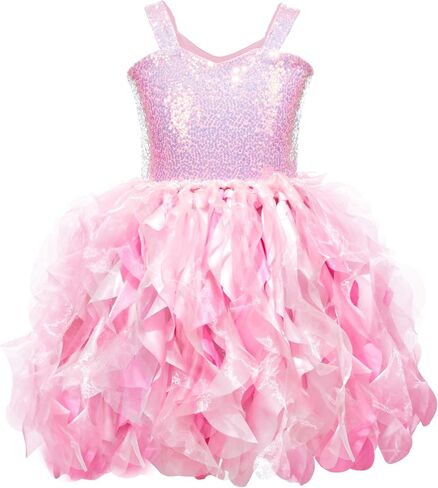 Sparkly Dress for Girls Sequin Tutu Dress Girl Tulle Princess Prom Dress Birthday Party Outift Toddler Girl Formal Dress in Saudi Arabia
