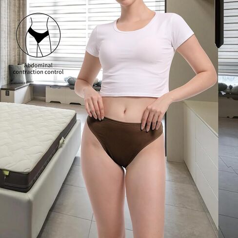 Umiehary Women Leaf Print High Waisted Tummy Control Lace Thong Stylish Comfort for Everyday Wear Small to 4XLarge in Kuwait