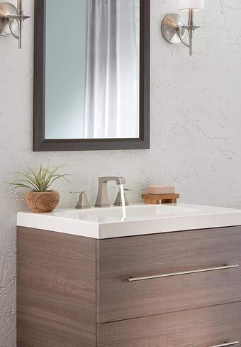 صنبور حمام Delta Faucet Ashlyn واسع الانتشار 3 فتحات، صنبور حمام أسود غير لامع أسود، صنبور حوض الحمام، تقنية ختم DIAMOND، مجموعة تصريف معدنية، أسود غير لامع 3564-BLMPU-DST in Kuwait