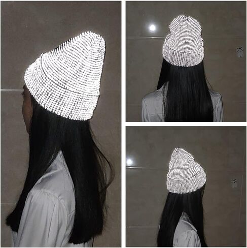 Reflective Beanie, 2025 New Flex Beanie 2.0 - Unisex, Winter Warm Knitted Hat in Kuwait