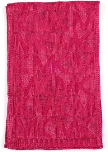 Michael Kors womens Metallic Beanie & Scarf Set, Stylish & Warm Fashion Accessories for Women in Saudi Arabia