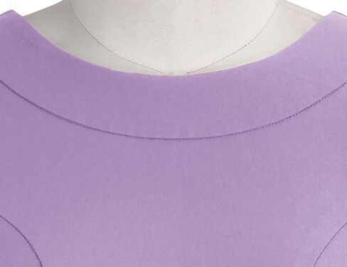 MUXXN Women's 1950s Vintage 3/4 Sleeves Ruffles Bodycon Flattering Casual Formal Pencil Dress in Kuwait