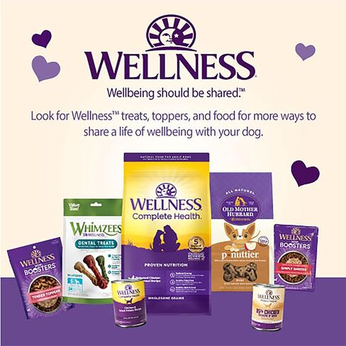 Wellness WellBars حلوى مقرمشة خالية من الحبوب للكلاب، زبادي، تفاح وموز، صندوق 20 أونصة in Kuwait