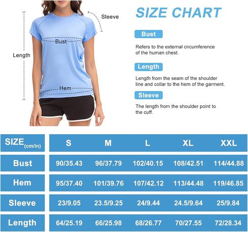 MEETWEE Women Rash Guard Short Sleeve T-Shirts Quick Dry Swim Shirt UPF 50+ UV Sun Protection Lightweight Workout Swim Top in Kuwait