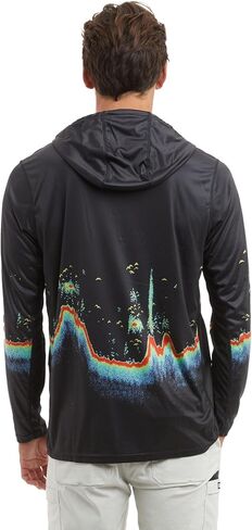 PELAGIC , Long Sleeve Hooded Fishing Shirt, UPF 50+ Protection, Water and Stain Repellent in Saudi Arabia
