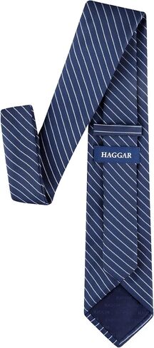 Haggar Mens Pin Stripe Pattern Self-tie NecktieNecktie in Saudi Arabia