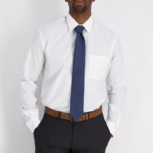 Haggar Mens Pin Stripe Pattern Self-tie NecktieNecktie in Saudi Arabia