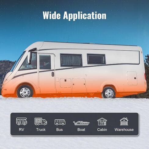 vevor بلوتوث التطبيق التحكم سخان الهواء الديزل، 12v 2kw سخان الديزل مع تعديل الارتفاع التلقائي، جهاز التحكم عن بعد وشاشات الكريستال السائل، سخان وقوف السيارات الديزل لrv مقطورة العربة فان قارب وفي الداخل in Saudi Arabia