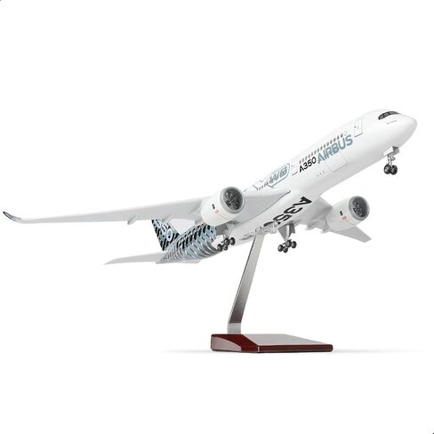 QIYUMOKE 1/144 Airbus A350 Delta Airlines 18.5 inchs Large Model Diecast Airplane Model Kits with Stand Sky Jumbo Airliner Collectible Model Kit for Aviation Enthusiast Gift in Saudi Arabia