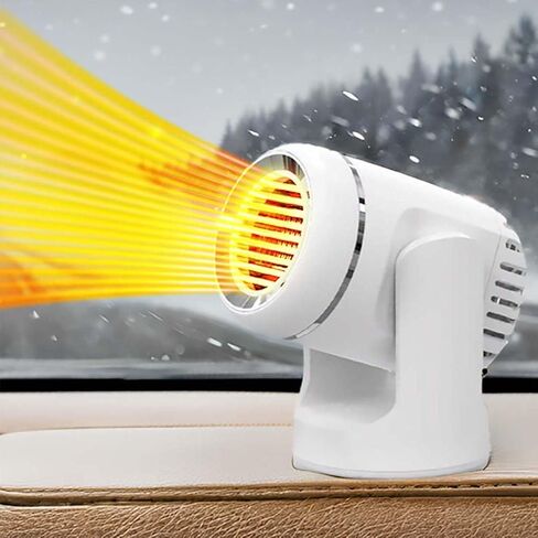 Car Heater, 150W 12V Air Conditioner for Car,Portable Car Heater for Vehicle 2 in 1 Heating Fan Defroster Demister Cooling Fans Automotive Replacement Heater for SUV,RVs in Saudi Arabia