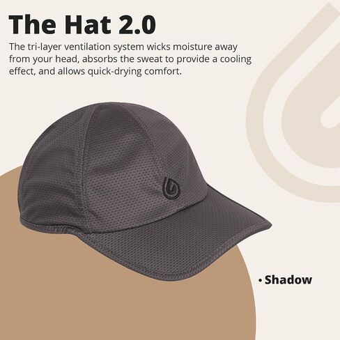 Hat 2.0, Tri-Layer EvapoCOOL Ventilation Technology, Adjustable Fit, Moisture-Wicking in Saudi Arabia