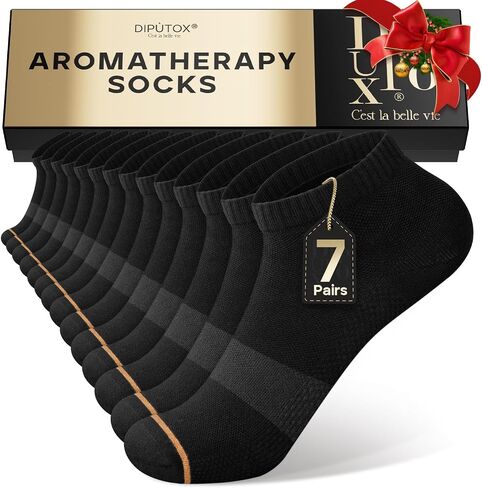 Ankle Cotton Socks for Men & Women,Aromatic Scent,No Show Arch Compression,Ideal for Running/Hiking/Gifts in Saudi Arabia