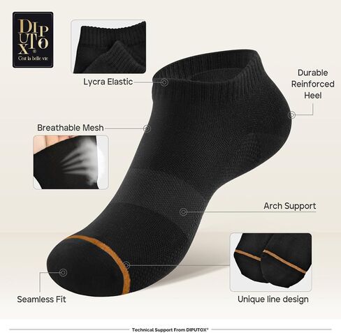 Ankle Cotton Socks for Men & Women,Aromatic Scent,No Show Arch Compression,Ideal for Running/Hiking/Gifts in Saudi Arabia