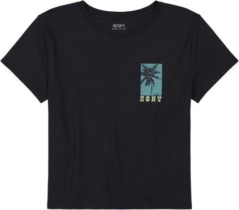 Roxy Girls' Short Sleeve Boyfriend Fit Logo Tee in Saudi Arabia