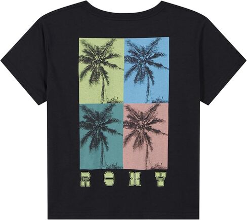 Roxy Girls' Short Sleeve Boyfriend Fit Logo Tee in Saudi Arabia