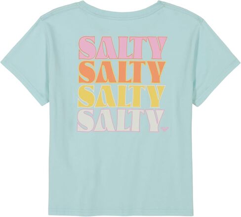Roxy Girls' Short Sleeve Boyfriend Fit Logo Tee in Saudi Arabia