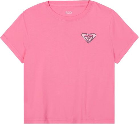Roxy Girls' Short Sleeve Boyfriend Fit Logo Tee in Saudi Arabia