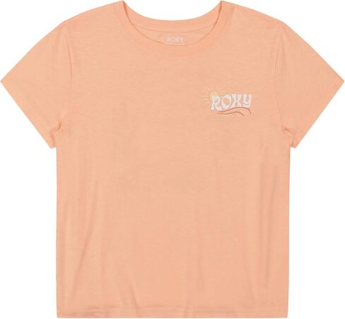Roxy Girls' Short Sleeve Boyfriend Fit Logo Tee in Saudi Arabia