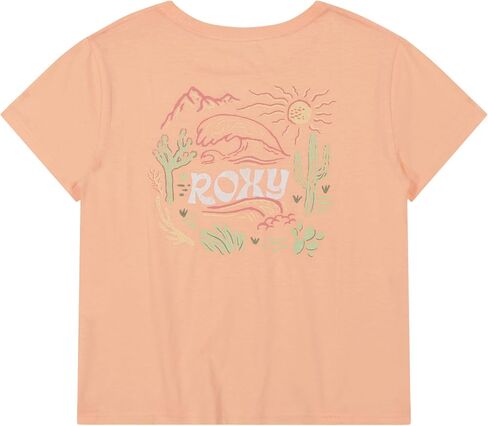 Roxy Girls' Short Sleeve Boyfriend Fit Logo Tee in Saudi Arabia