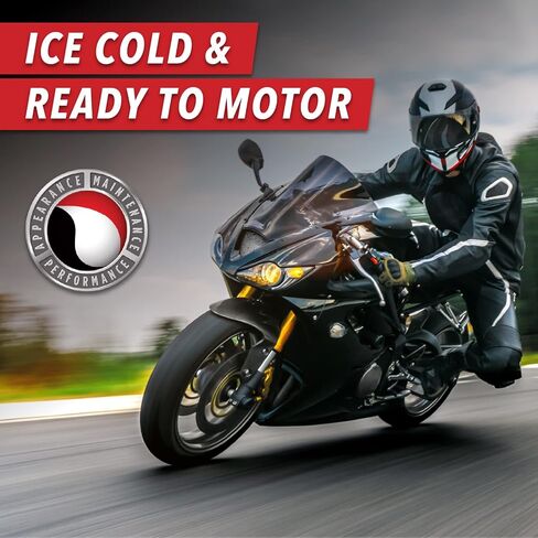 مبرد سباقات المياه الجليدية عالي الأداء من باور سبورتس - رائع لدراجات الشوارع والدراجات النارية - تركيبة غير سامة in Kuwait